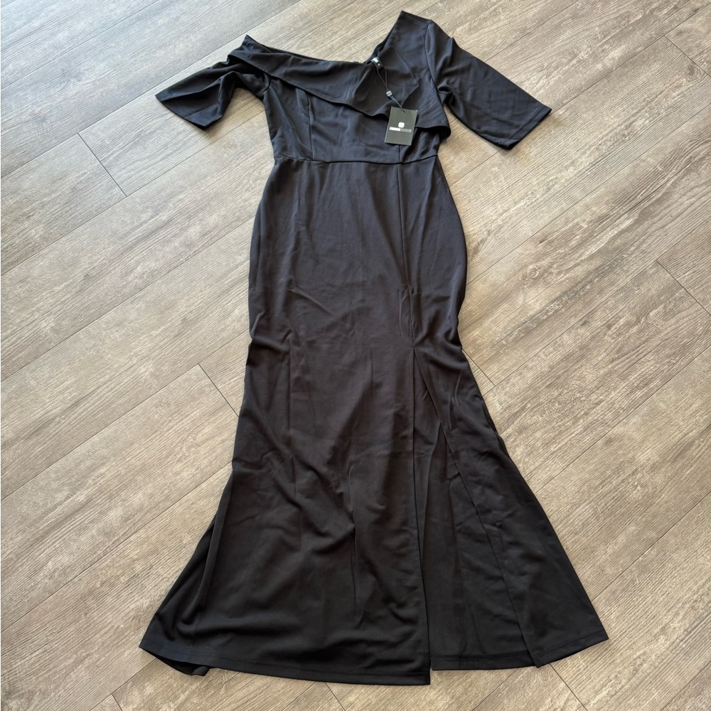 SOLD✨LAST PRICE🍒🤍 STYLEWE regular fit evening black maxi dress 💐 - Picture 8 of 16